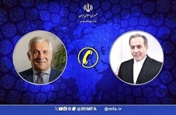 I.R. Iran, Ministry of Foreign Affairs- مباحثات هاتفية بين وزيري خارجية الجمهورية الإسلامية الإيرانية وإيطاليا