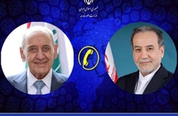 I.R. Iran, Ministry of Foreign Affairs- اتصال هاتفي بين وزير الخارجية ورئيس مجلس النواب اللبناني
