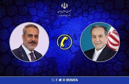 I.R. Iran, Ministry of Foreign Affairs- اتصال هاتفي بين وزيري خارجية الجمهورية الإسلامية الإيرانية وتركيا
